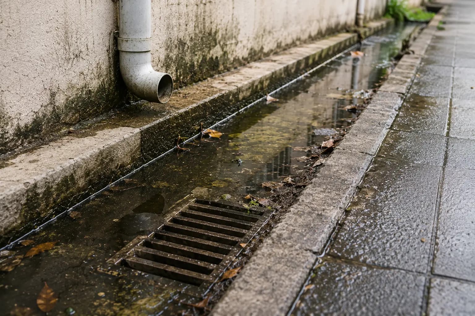 Drains and gutters